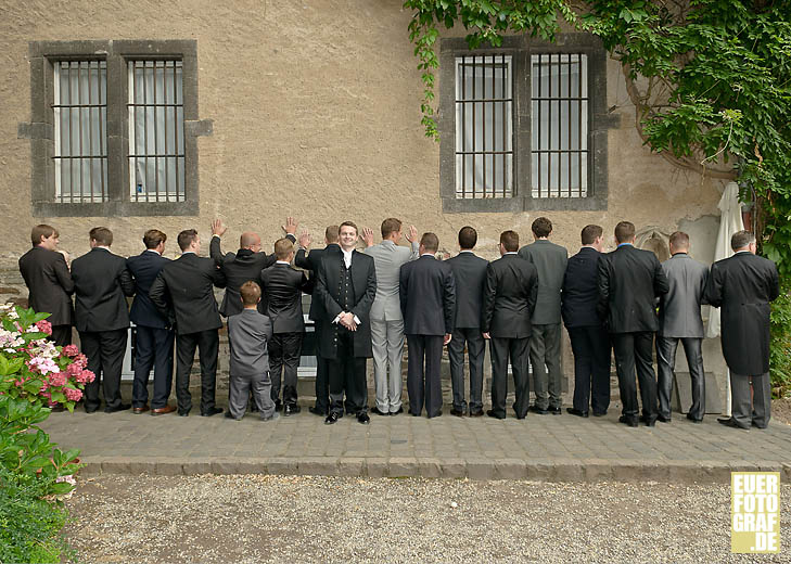 Gruppenbild Hochzeit mal anders