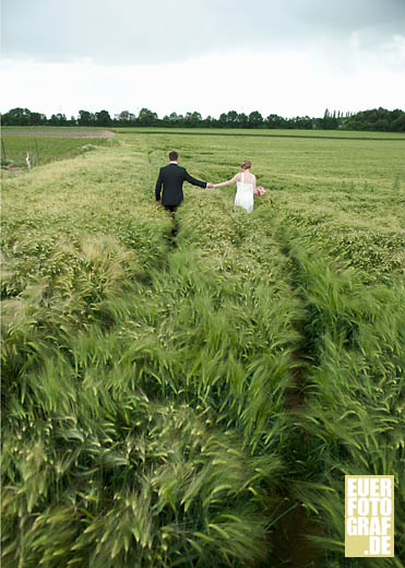 Hochzeitsfotografie im Grünen