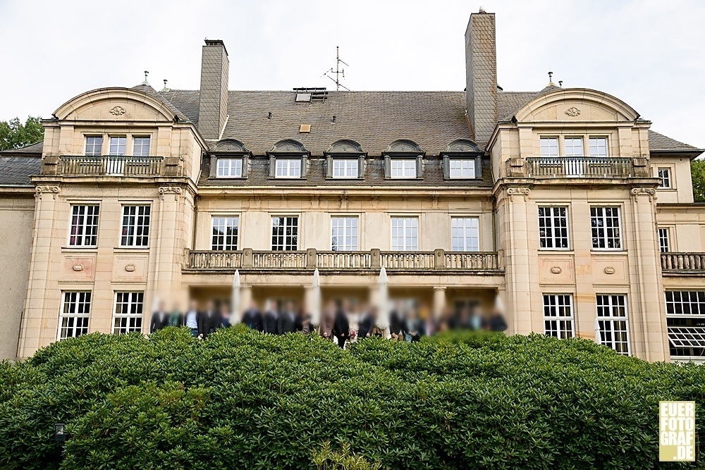 Residenz Uhlenhorst Mühlheim Trauung aussen Freiluft Hochzeitsfotograf