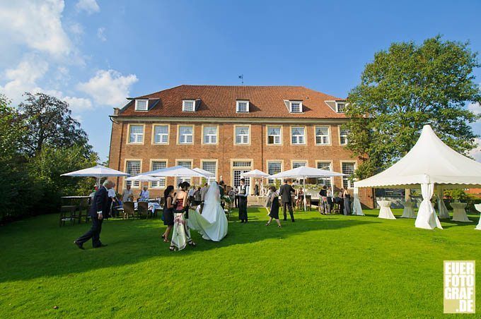 Hochzeit im Sportschloss Velen. Hochzeitsfotos von euerfotograf.de